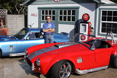 Russ with his cars